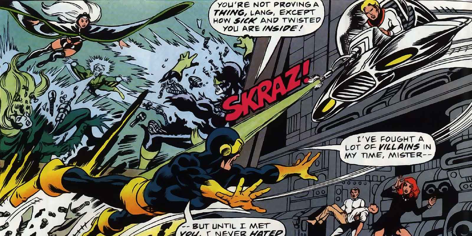 Les X-Men dans la BD Strange (comics)